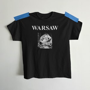 Warsaw Joy Division shirt, Ian Curtis, new order, stiff kittens, rare post punk, dark wave, goth