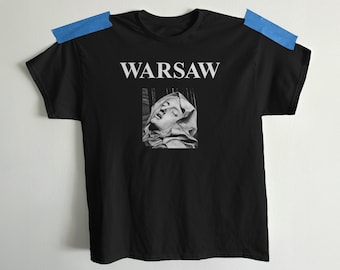 Warsaw Joy Division T-shirt, Rare Post Punk, Dark Wave