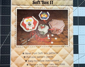 Patch Press Soft Box II Sewing Pattern no. 347B  (uncut)