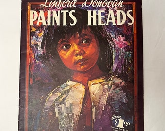 Vintage 1950’s ‘How Linford Donovan Paints Heads’ book, Published by Walter T Foster