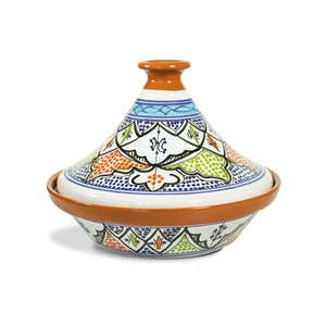 Hand-Painted Traditional Tagine Green