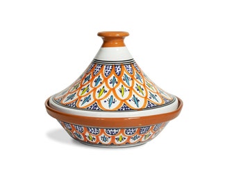 Hand-Painted Traditional Tagine