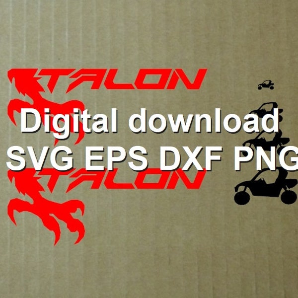 Talon utv sxs design digital download eps svg dxf png