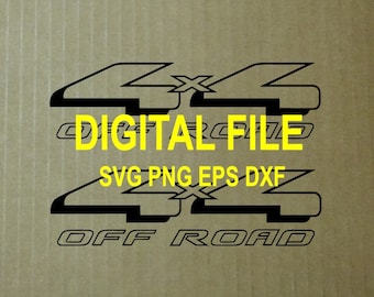 Truck bed 4x4 offroad designs digital download svg eps dxf png