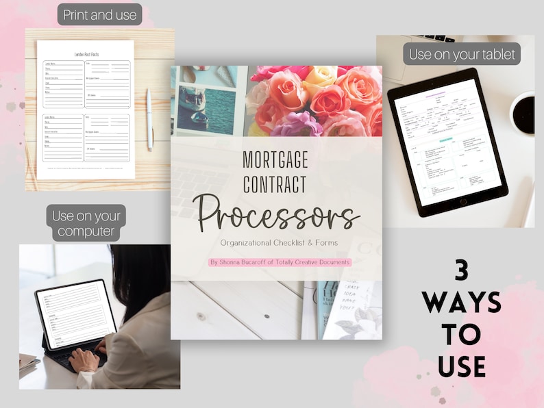 Real Estate Mortgage Forms and Checklist for Mortgage Processors