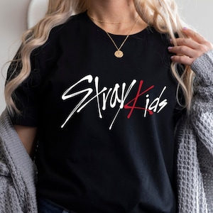 Stray Kids Logo Shirt, Stray Kids T-shirt, SKZ Shirt, Stray Kids Kpop Shirt, Stay Fandom, Stray Kids Merch, Stray Kids Kpop Gift, Korean Tee