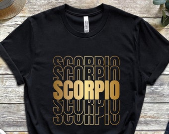 Scorpio Zodiac Shirt, Scorpio Shirt, Scorpio Birthday Shirt, Birthday Gift for Scorpio, Scorpio  T-shirt, October Birthday Shirt,Scorpio Tee