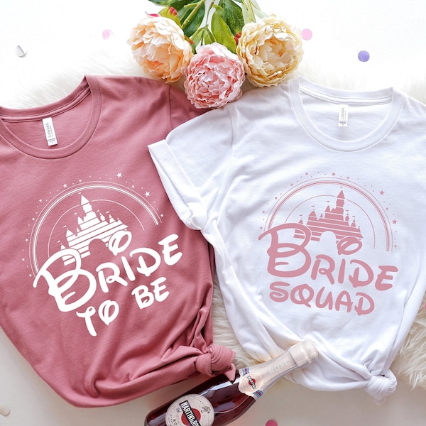 Disney Bridal Party Shirts,Disney Bachelorette Shirts,Disney Bride Squad Shirt,Disney Bachelorette Party Tee,Disney Wedding Shirts,Bride Tee