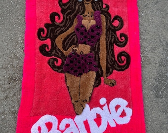 Ivy Barbie Rug with Interchangeable Outfits