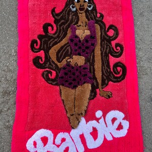 Ivy Barbie Rug With Interchangeable Outfits - Etsy
