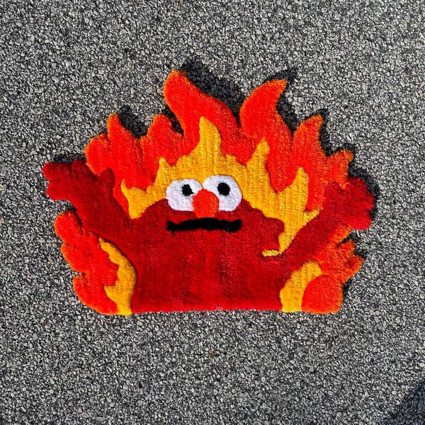 Fire Elmo Rug