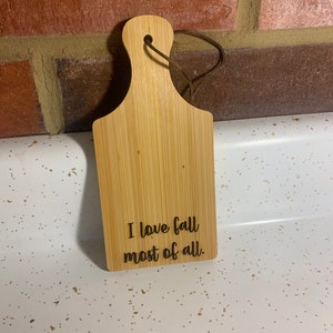 Engraved mini charcuterie board