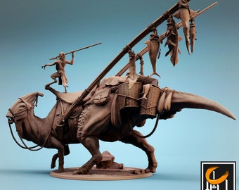Parasaurolophus - 3D Miniature for Tabletop Gaming - Lord of the Print