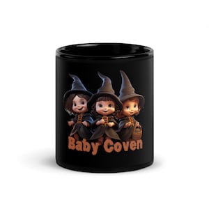 Brew Some Magic: Baby Coven Black Mug for the Young Witch in Your Life