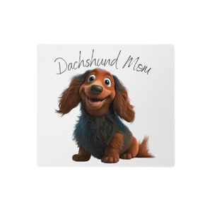 Dachshund Mom Gaming Mouse Pad - Dachshund Puppy Design