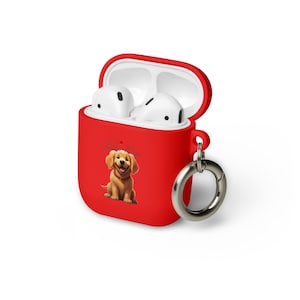 Golden Mom AirPod Case | Cute Dog Mom AirPods Cover | Pet Lover Gift