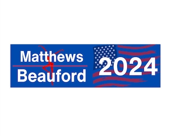 DMB Inspired Bumper Sticker - Matthews/Beauford 2024 with FireDancer Logo - Dave Matthews Band Car Decal