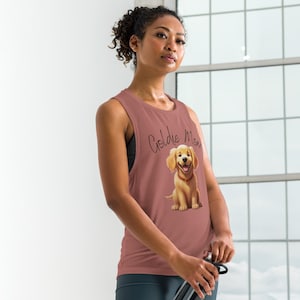 Golden Mom Muscle-tanktop: zacht en soepel, ideaal voor de zomer