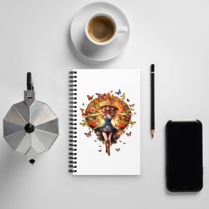 Whimsical Butterfly Spiral Notebook for the Dreamers - Journal