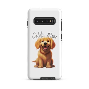 Goldie Mom Golden Retriever Puppy Tough Case for Samsung - Heartwarming Canine Art