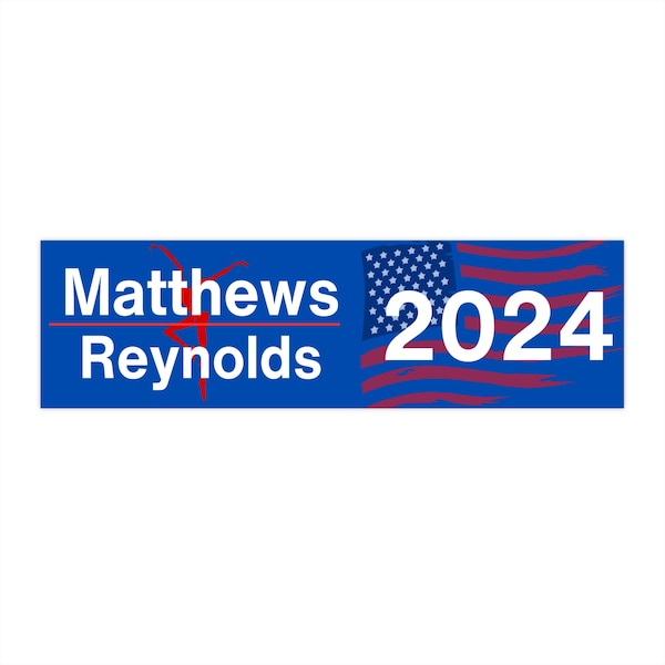 DMB Inspired Bumper Sticker - Matthews/Reynolds 2024 with FireDancer Logo - Dave Matthews Band Car Decal