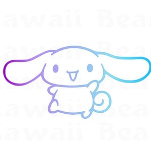 Cinnamon Decal | Car Decal | Cartoon Character Sticker | Cinnamon Car Decal | Cinnamon Sticker | Cute Dog Sticker | Dog Sticker | KawaiiBeam