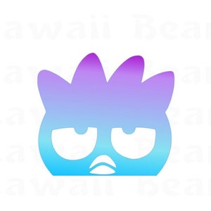 Sticker pingouin Peeker Bad Badtz | autocollant Badtz | Sticker voiture | Sticker vitre de voiture | Sticker pingouin | Sticker personnage de dessin animé | KawaiiBeam