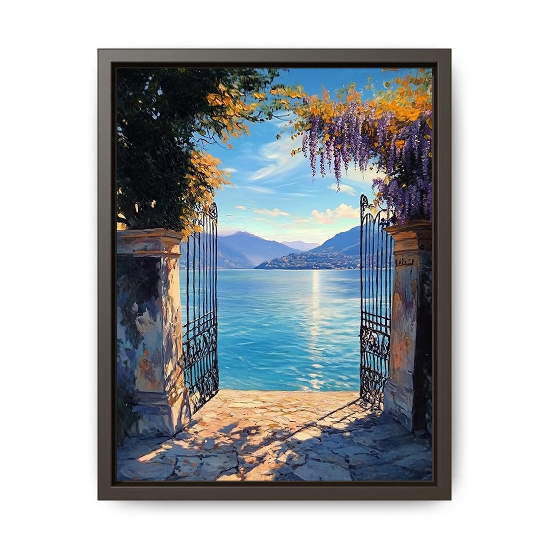 Lake Como Italy Print: Villa Cipressi Italian Landscape Wall Art - Etsy