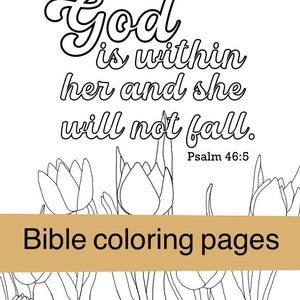 Faithful Inspiration: Christian Coloring Pages - Etsy