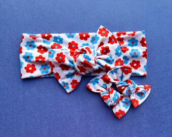 American Daisy Stirnband, American Daisy Bow Clips