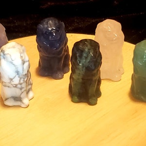Mini Lion carvings