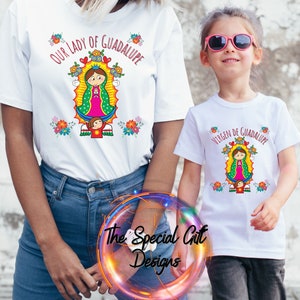 Sublimation Virgen de Guadalupe PNG Our Lady of Guadalupe Png Spanish Virgen de Guadalupe Png Virgen Maria Png Lady of Guadalupe Sublimation