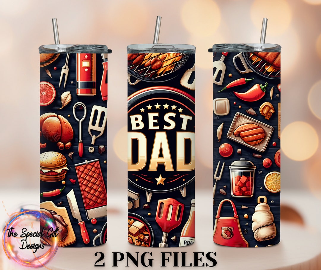 3D DAD Tumbler Wrap Png BEST Dad Tumbler Wrap 3D Fathers Day Tumbler ...