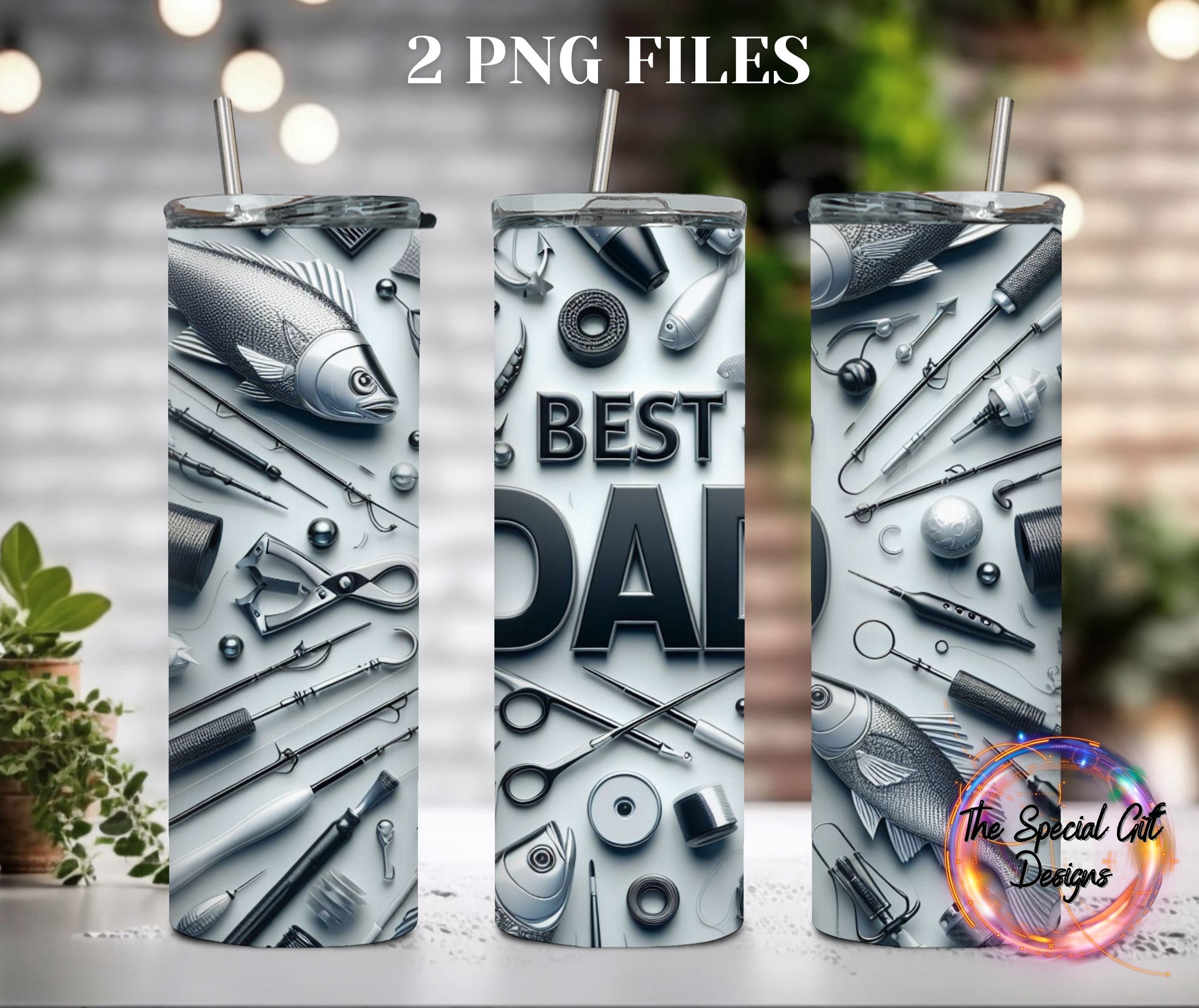 3D DAD Tumbler Wrap Png BEST Dad Tumbler Wrap 3D Fathers Day Tumbler ...