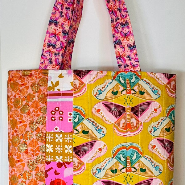 Quilted Tote Bag - Etsy