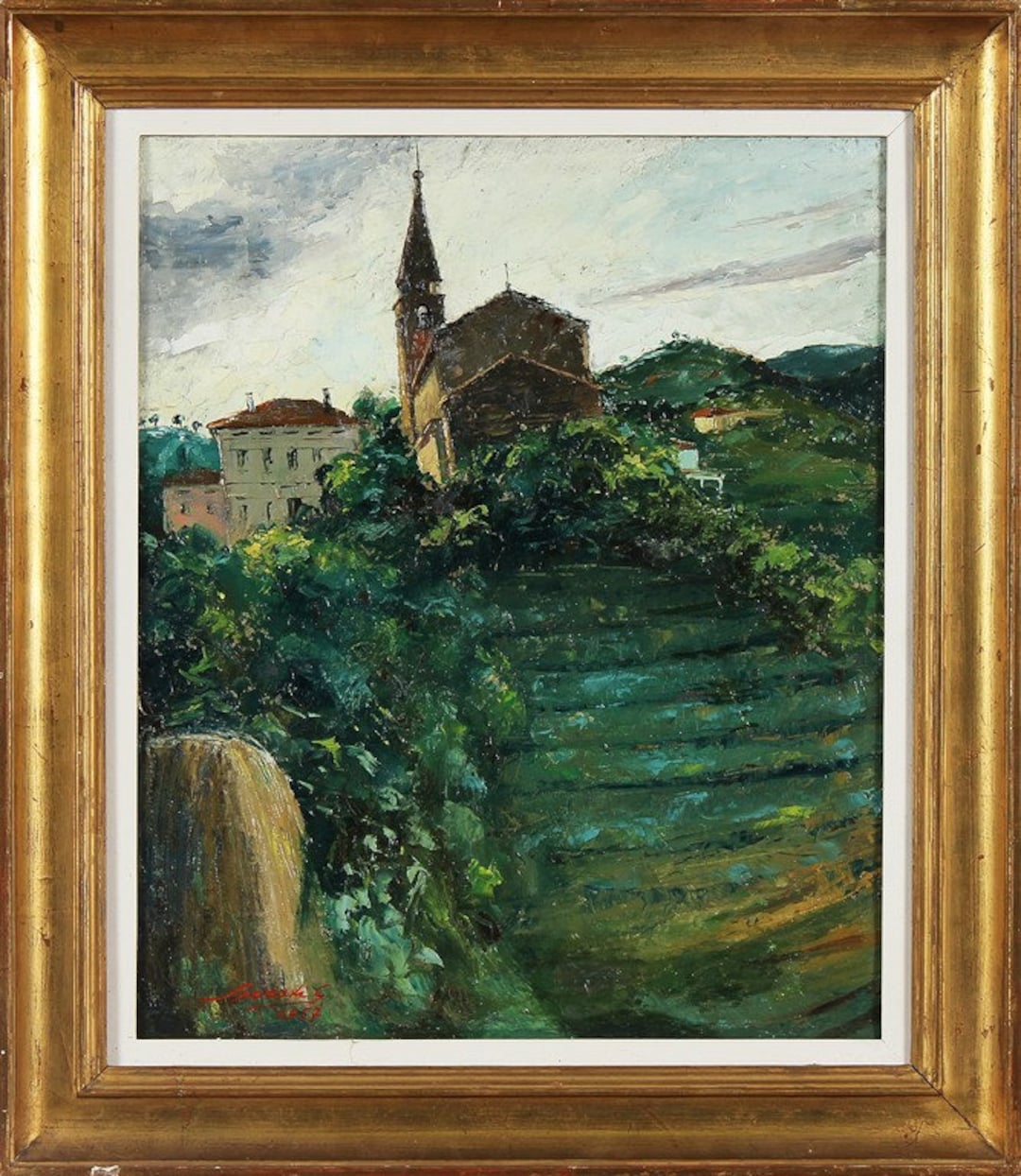 Authenticated Oil on Canvaspainting for Art Collectors. Etsy