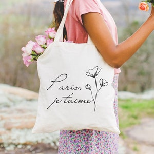 Je T'aime Acrylic Heart Bag French Words Handbag I Love 