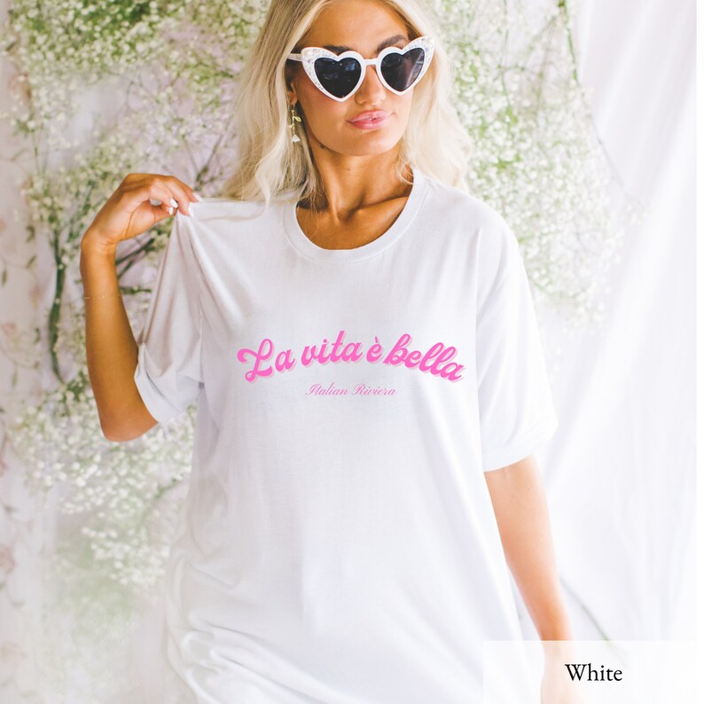 La Vita E Bella Shirt La Bella Vita Shirt Italian T Shirt Italian Trip ...