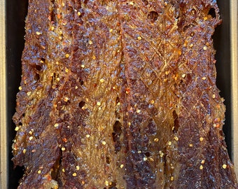Sweet and spicy Beef jerky, Asian style