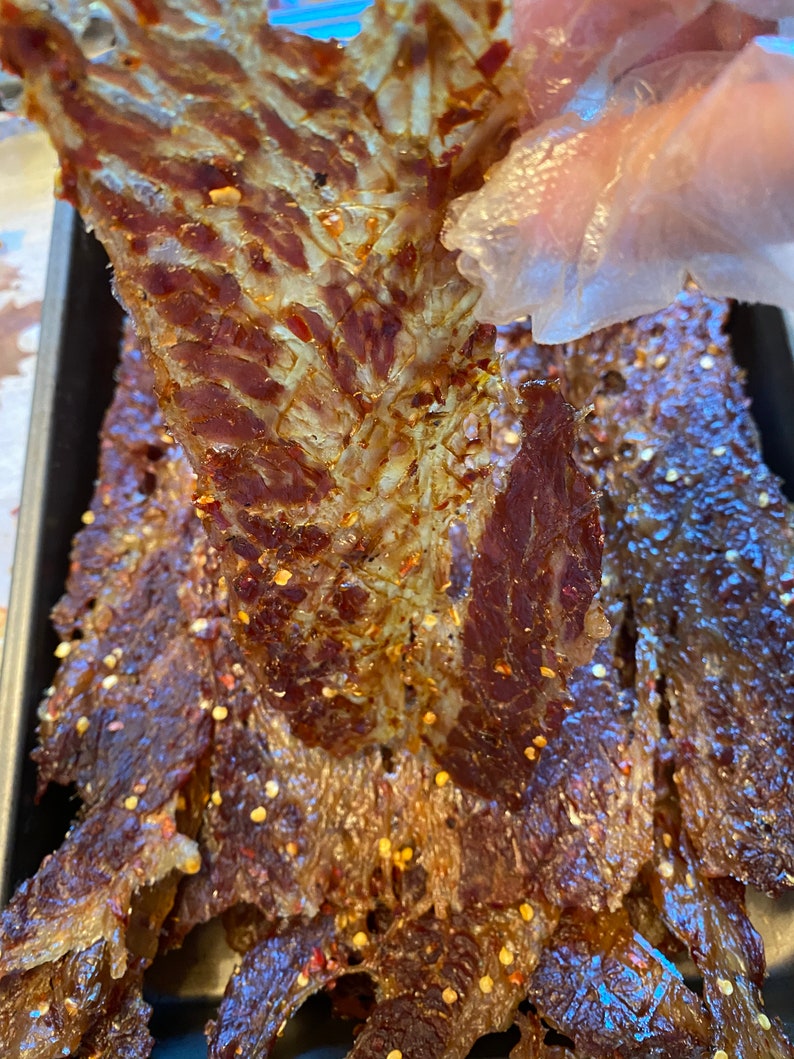 Sweet and Spicy Beef Jerky Asian Style Etsy