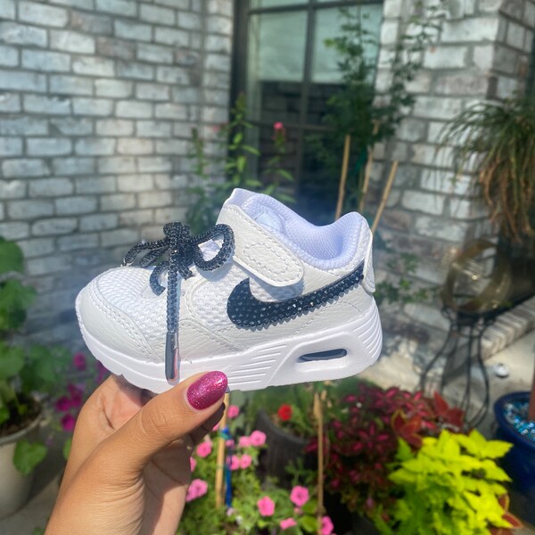 blinged out baby shoes