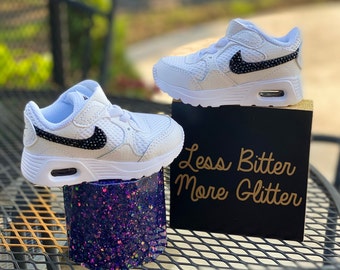 Blinged out 4c size Nike Air Max SC (TDV).