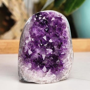 1.2 lb Amethyst Crystal, Crystal Decor, Amethyst Geode, Rocks and Minerals, Natural Amethyst, Amethyst Cluster, Crystal Gifts, Uruguay, Gems