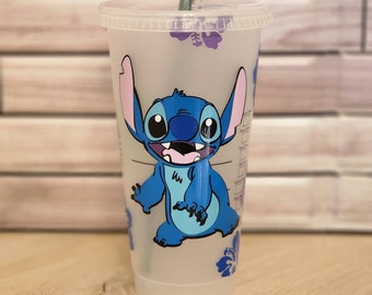 Personalized Stitch Starbucks Cold Cup, Lilo and Stitch Gift