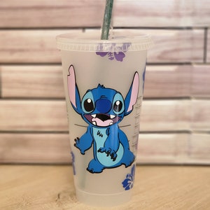 Stitch Cold Cup, Lilo & Stich, Personalized cup, Stitch Starbucks cup