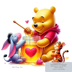 1 Winnie the Pooh, Mother's Day, Mommy Bear PNG | Sublimation Designs, Sublimation prints , Digital Download, Instant Download png designs