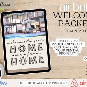 Airbnb Welcome Book, Airbnb Template, Airbnb Guest Book, Airbnb Welcome Sign, Airbnb Signs, Airbnb Printable, Airbnb House Manual, Vrbo Sign