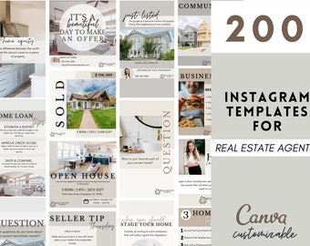 Social Media Real Estate Post, Real Estate Flyer, Real Estate Marketing, Real Estate Logo, Real Estate Professional,Instagram Template,Canva