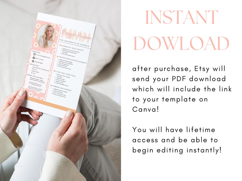 Sorority Resume Template Rush Resume - Il 794xN.5078906417 4uiq 