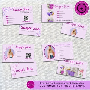 Cartes de visite uniques, cartes de visite modernes, cartes de visite QR Code, carte de visite photographie, marketing petite entreprise, carte QR Code